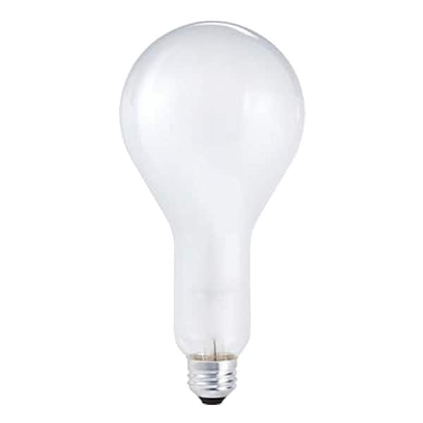 Philips 200-Watt Incandescent PS30 Silicone Coated Frosted Light Bulb