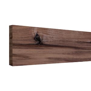 1/2 in. D x 1.5 in. W x 2 ft. L Unfinished Rustic Walnut Wood Board