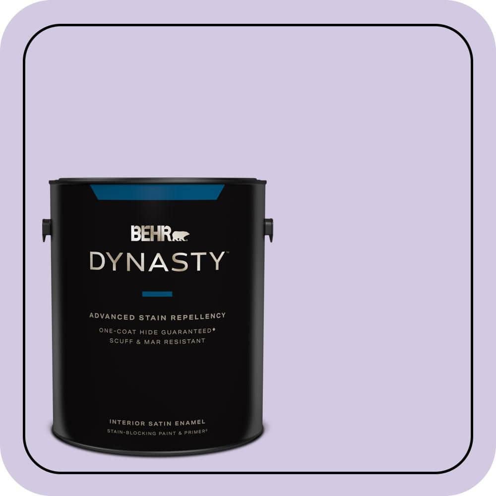 1 gal. #650C-3 Light Mulberry Satin Enamel Interior Stain-Blocking Paint & Primer price history on PriceWatchPro