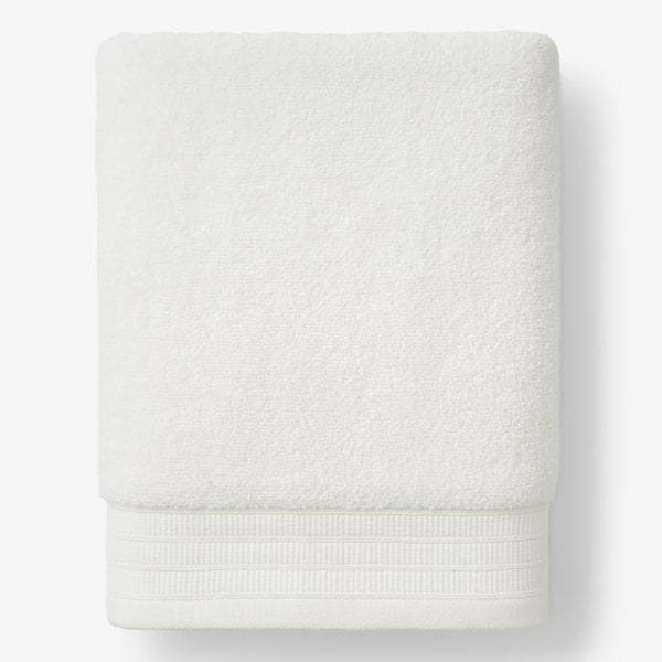 The Company Store Company Cotton Plush Spa Solid Cream Cotton Single Bath Sheet