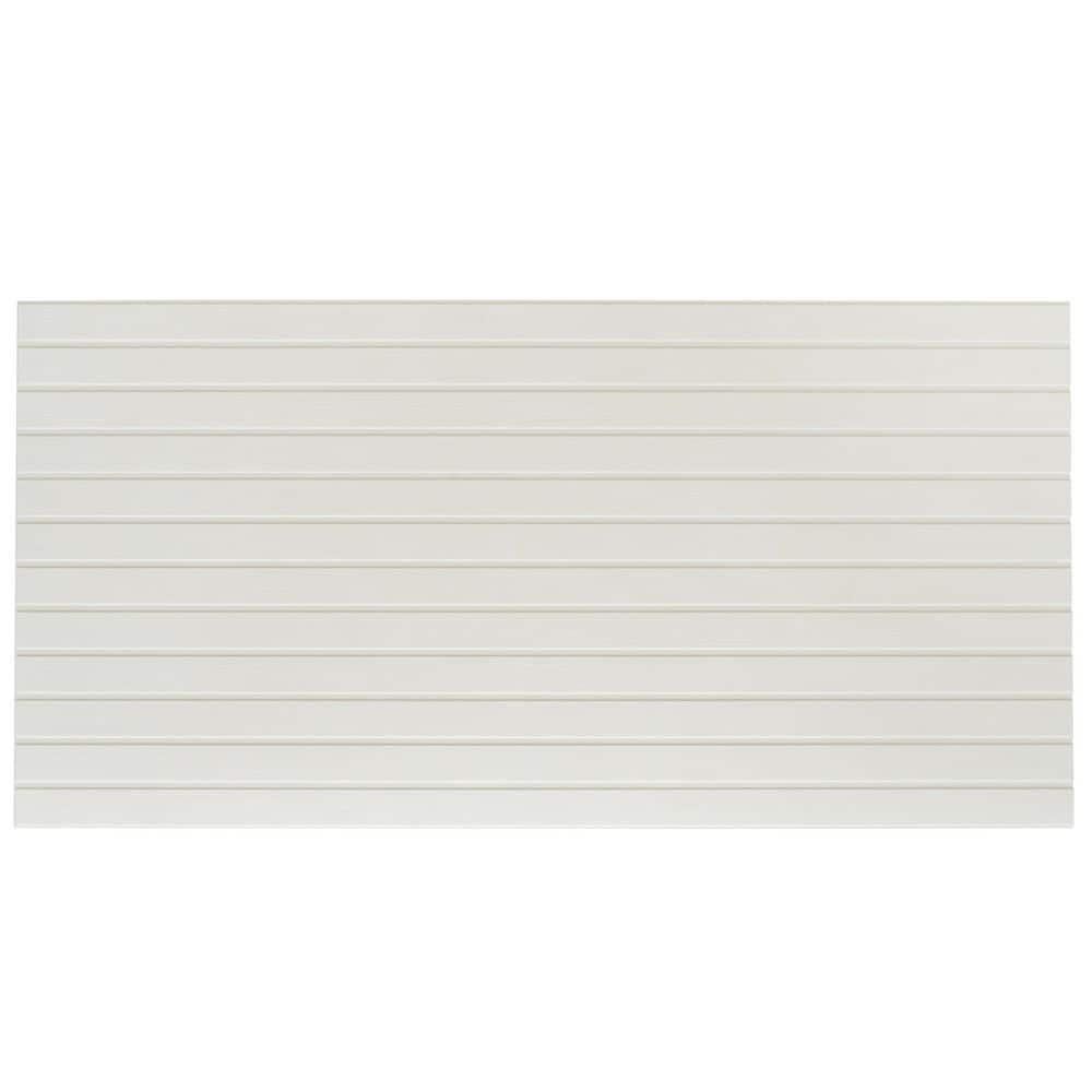 Bois 24 in. x 48 in. Matte Snow White Ceramic Fluted Large Format Wall Tile (15.5 sq. ft./case)-2 Pack price history on PriceWatchPro