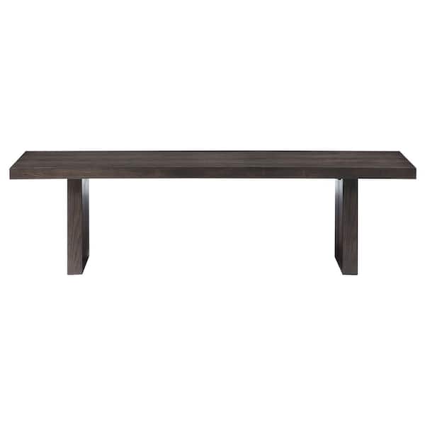 Evan Brown 55 in. Wood Dining Bench