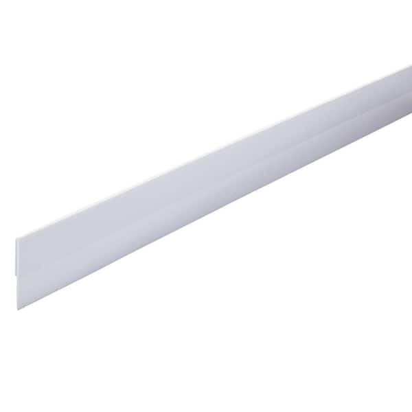 36 in. White Vinyl Economy Self-adhesive Door Sweep