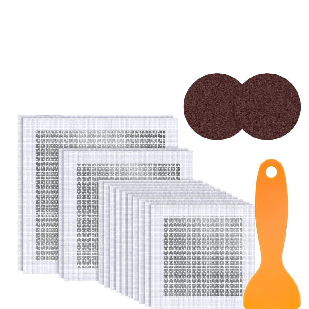 Drywall Repairs Patch, 4/6/8 in. Self-Adhesive Mesh Drywall Repair Patch with Extended Heavy Duty Design (14-Pack) price history on PriceWatchPro