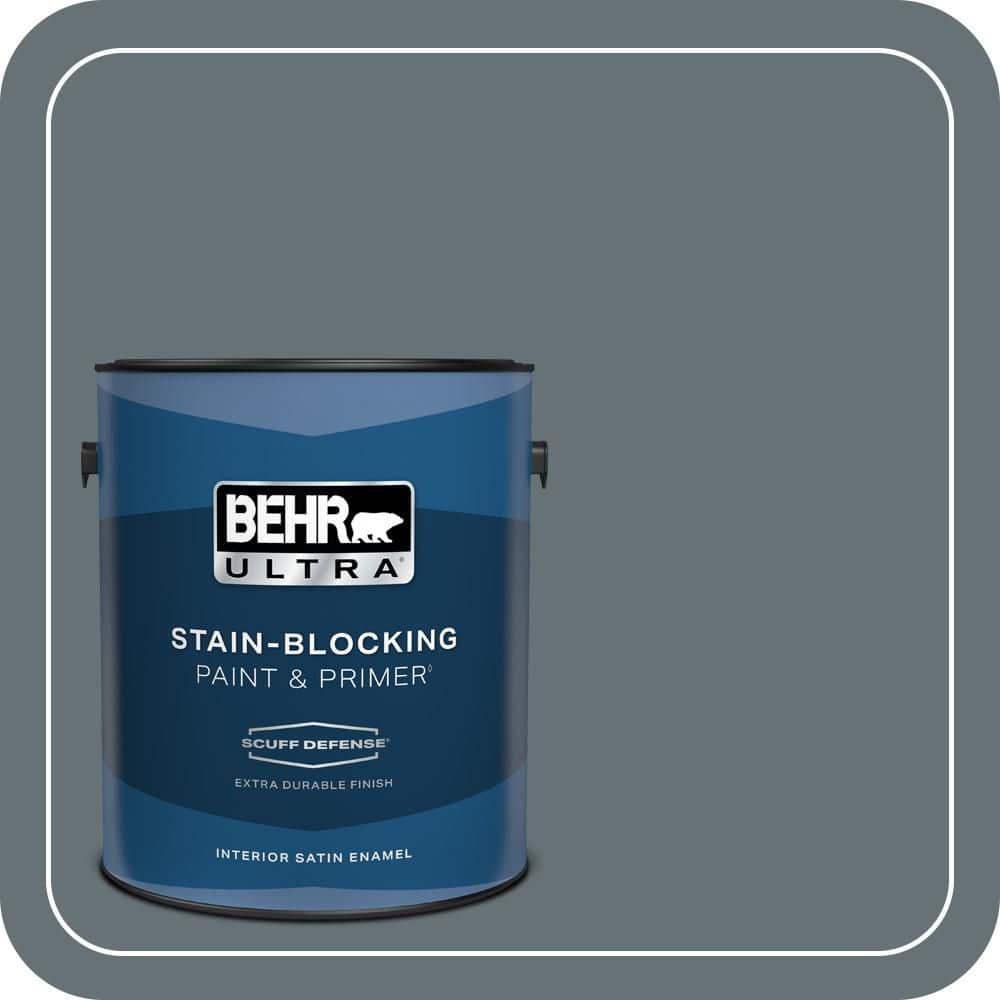 1 gal. #ECC-22-3 Rain Shadow Extra Durable Satin Enamel Interior Paint & Primer price history on PriceWatchPro