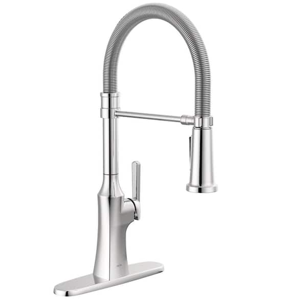 Delta Ermelo Pro Single Handle Pull Down Sprayer Kitchen Faucet With