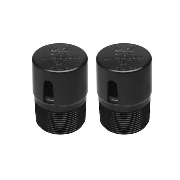 Oatey 1-1/2 in. ABS In-Line Cheater Air Admittance Vent Trap (2-Pack)