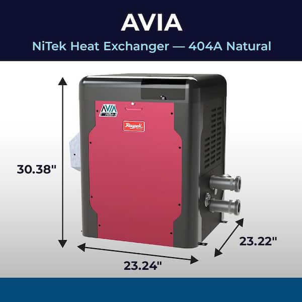 Avia 399,000 BTU Low Nox Natural Gas Pool Heater