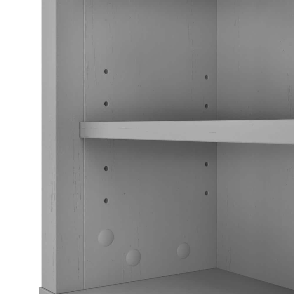 Cape Cod Gray Over The Toilet Storage Cabinet with Adjustable Shelves