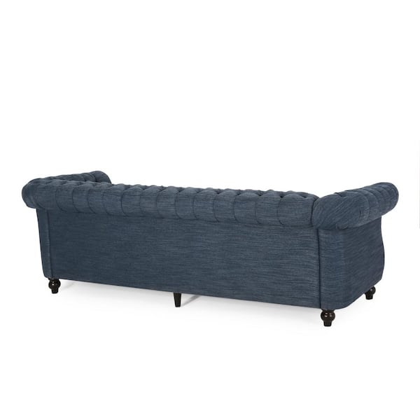 Hand Tufted Back and Arms Upholstered Two Seat Cushion Sofa with Nailh –  The Well Appointed House