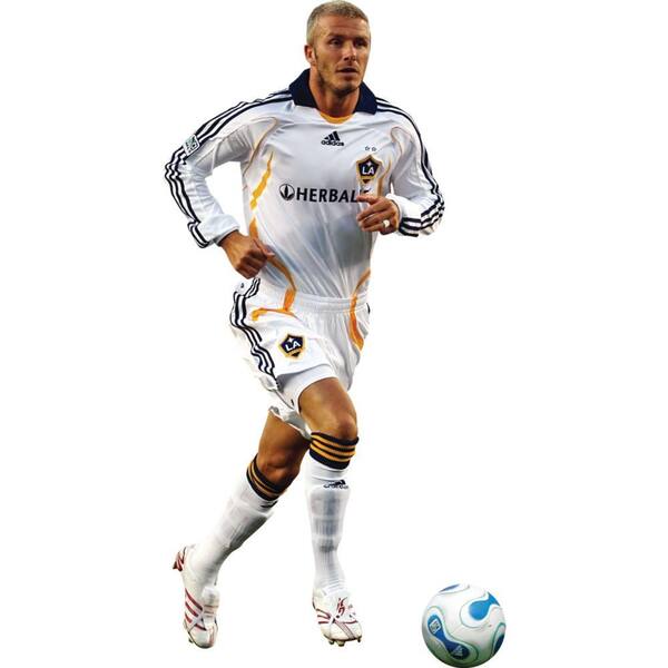 Fathead 32 in. x 72 in. David Beckham Los Angeles Galaxy Wall Decal