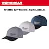 Milwaukee Small/Medium Blue WORKSKIN Fitted Hat 507BL-SM - The Home Depot