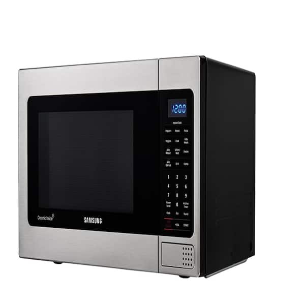 Samsung 1.1 cu. ft Countertop Microwave with Grilling Element in