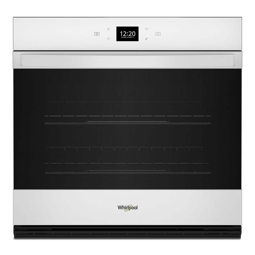 Whirlpool 27 in. Single Electric Wall Oven with Convection Self-Cleaning in White