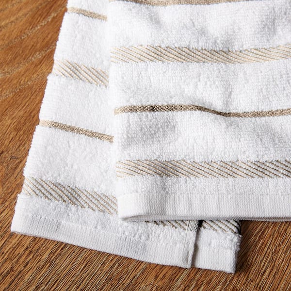 KitchenAid Albany Tan Kitchen Towel Set (Set of 4)