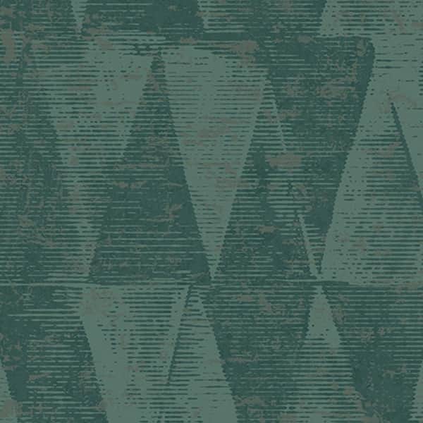 Walls Republic Stamped Triangles Green Paper Strippable Roll (Covers 57 sq. ft.)