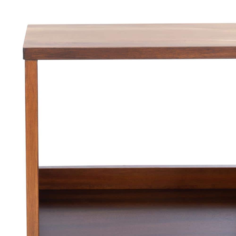 Cricket Retro Chic Open Shelf Mahogany Media Stand - Natural Acacia