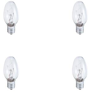 7-Watt C7 Incandescent Night-Light Replacement Light Bulb (4-Pack)