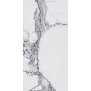 Tavish Laced 16 in. x 32 in. Polished Porcelain Marble Look Floor and Wall Tile (14.2 sq. ft./Case)