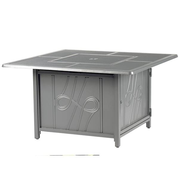 Reviews for Oakland Living 42 in. x 42 in. Grey Square Aluminum Propane
