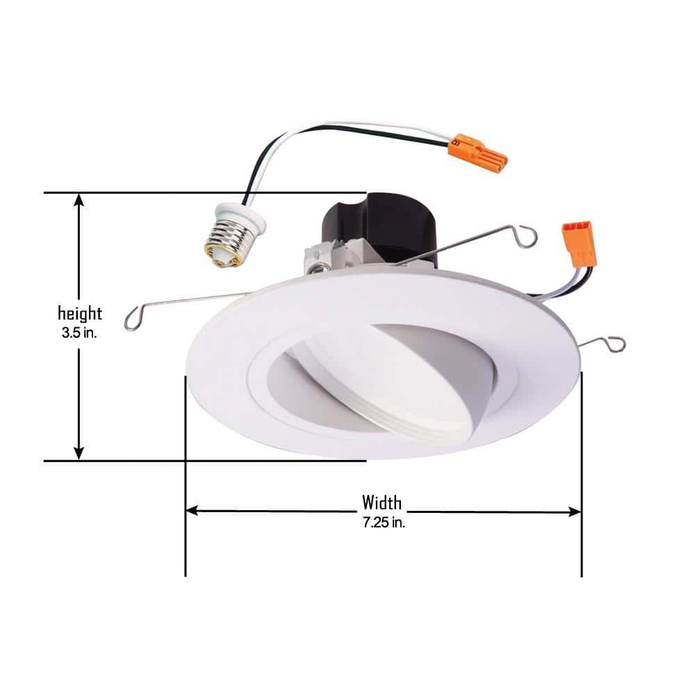 Halo 5/6" White LED Energy Star Certified Recessed Retrofit Lighting