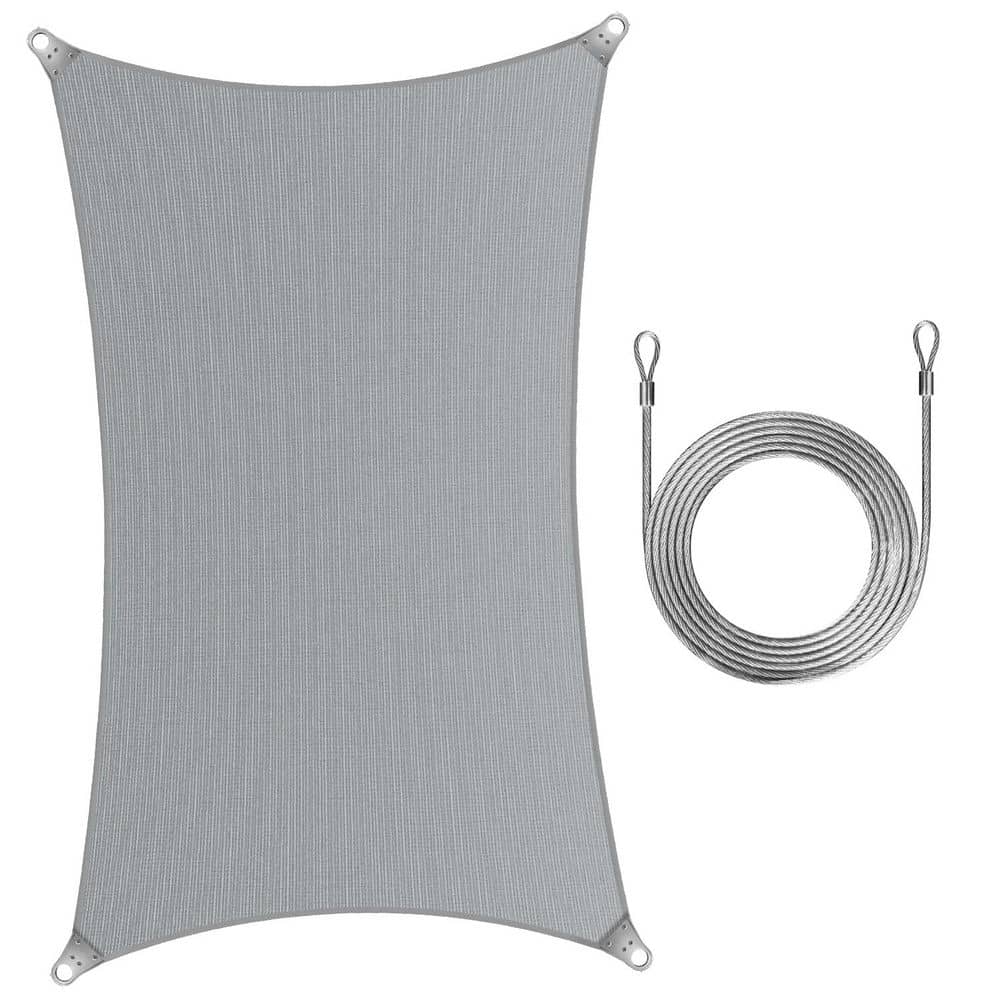 Super Ring 16 ft. x 16 ft. Sun Shade Sail with Cable-Grey price history on PriceWatchPro