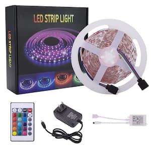 16.4 ft. 300-Count Multi-Colour Christmas LED Strip Lights with Remote