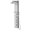 LUXIER 55 in. 3-Jet Full Body Thermostatic Shower System Panel with ...