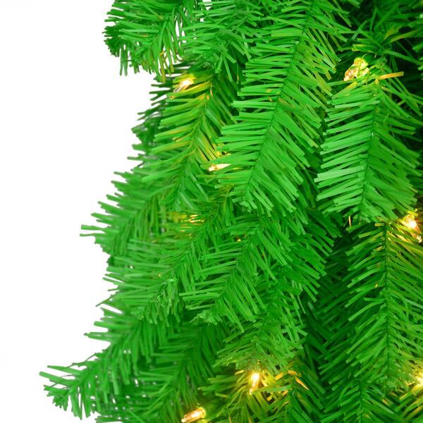 Puleo International 3' Pre-Lit Green Whimsical Artificial