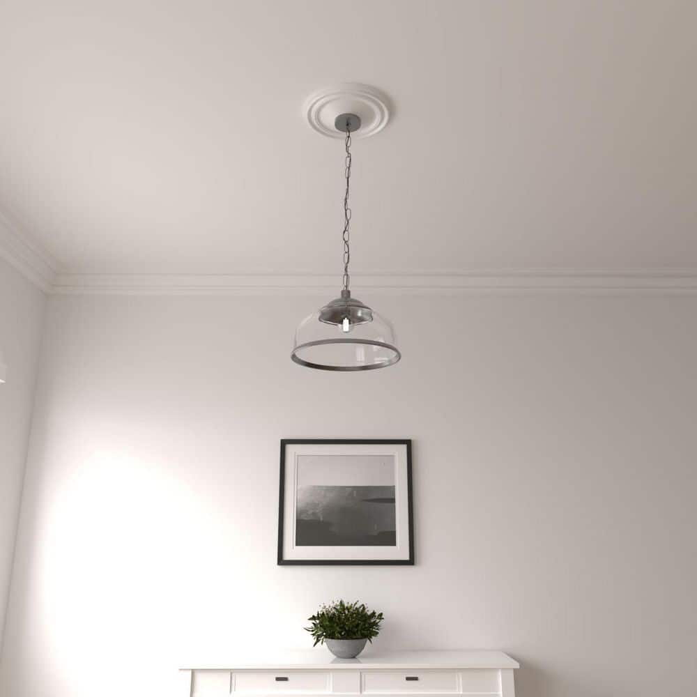 Swindon 24" Gray Urethane Ceiling Medallion