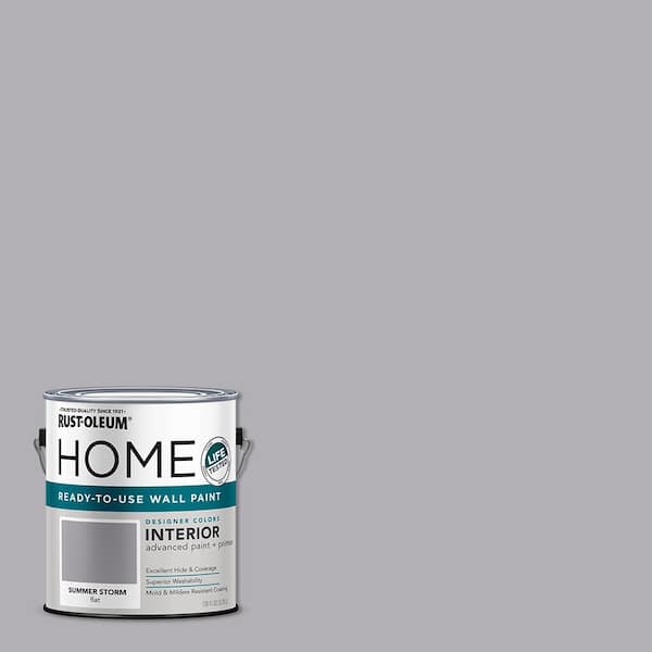Rust-Oleum Home 1 Gal. Flat Summer Storm Interior Wall Paint (2-Pack)