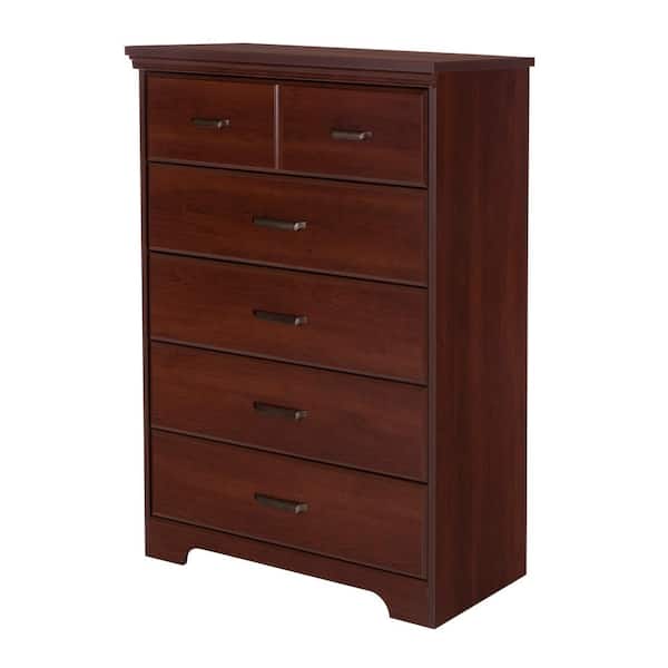 South Shore Versa 5-Drawer Royal Cherry Chest of Drawers