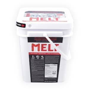 MELT 25 lb. Calcium Chloride Pellets Ice Melter Bucket