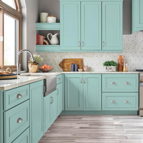 1 gal. #M450-3 Wave Top Semi-Gloss Enamel Interior/Exterior Cabinet, Door & Trim Paint