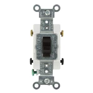 Leviton Plus+ 15/20 Amp 4-Way ToggleSwitch, lvory CSB4-2IS, R50