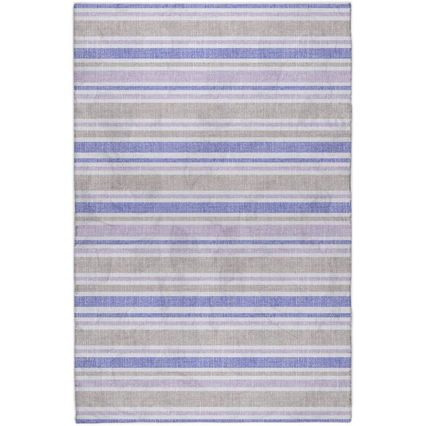 Dream Shag Premium Machine Washable Abstract ADS531 Navy 3 ft. x 5 ft. Area Rug