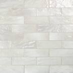 Amagansett Fog 2 in. x 8 in. 9 mm Satin Ceramic Wall Tile (5.38 sq. ft. / box)