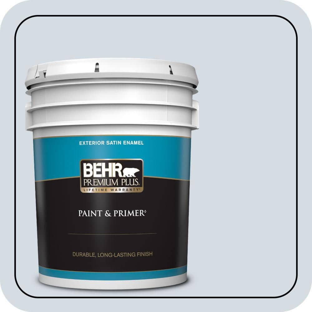 5 gal. #PPL-45 Mystic Pool Satin Enamel Exterior Paint & Primer price history on PriceWatchPro
