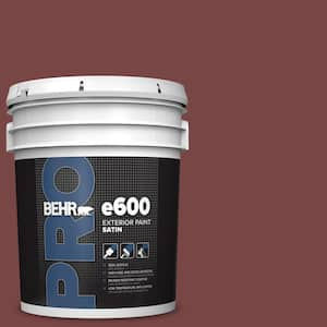 5 gal. #150F-7 Burnt Tile Satin Exterior Paint