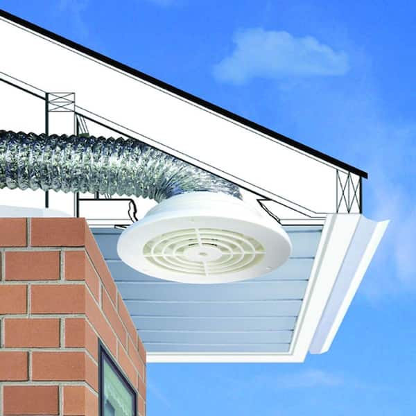 Everbilt 4 In To 6 Soffit Exhaust Vent Sevhd The Home Depot - Can I Vent A Bathroom Fan Through The Soffit