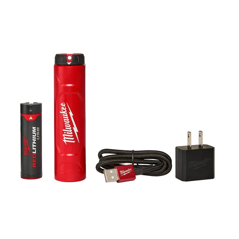 Milwaukee REDLITHIUM USB Battery and Charger 48-59-2003 The Home