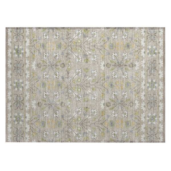 Chantille Machine Washable Indoor/Outdoor Abstract ACN3048 Beige 2 ft. x 3 ft. Accent Rug
