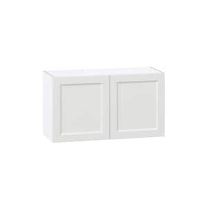 36 in. W x 14 in. D x 20 in. H Alton Painted White Shaker Assembled Wall Bridge Kitchen Cabinet