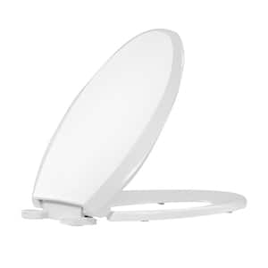 I1211S Elongated Close Front Toilet Seat Slow Close Tool Free Installation in White