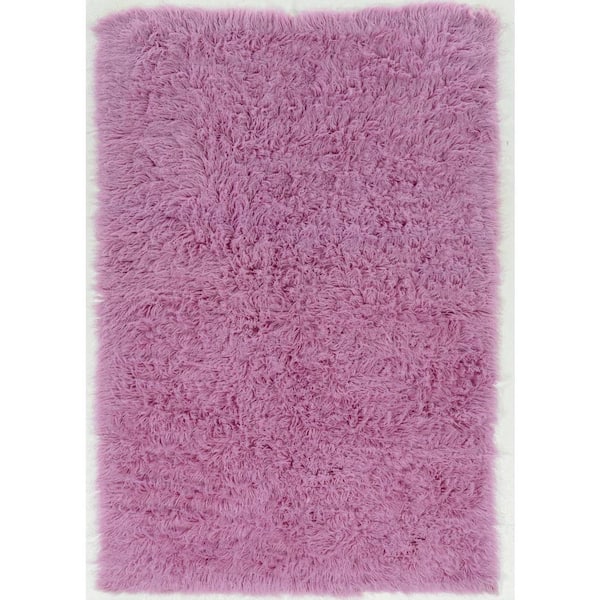 New Flokati Lilac 8 ft. x 10 ft. Area Rug