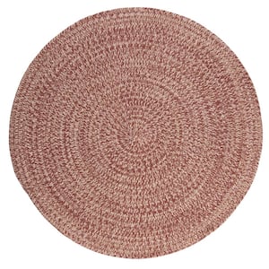 Cicero Rosewood 4 ft. x 4 ft. Round Area Rug