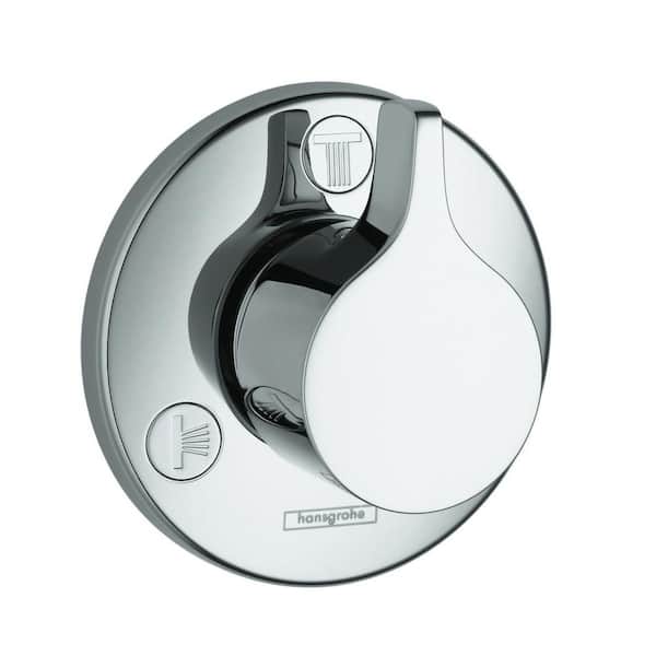 Hansgrohe Metris S/E 1-Handle Trio/Quattro Valve Trim Kit in Brushed Nickel (Valve Not Included)
