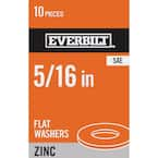 Everbilt 9/16 in. Zinc Flat Washer (6-Pack) 832521 - The Home Depot