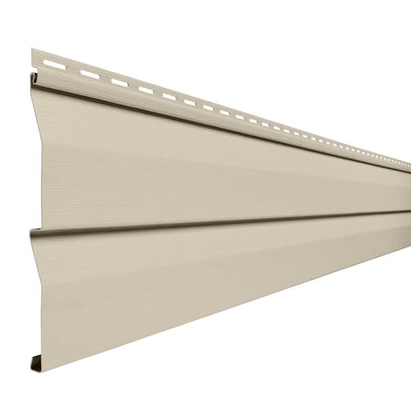 Unbranded Double 4.5 in. x 145 in. Wicker Dutch Lap Vinyl Siding