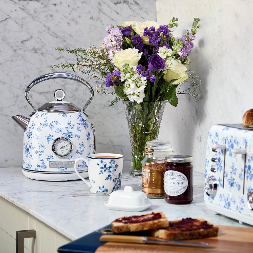 VQ 7-Cup China Rose Cordless Dome Electric Kettle with Thermometer - Thumbnail 5